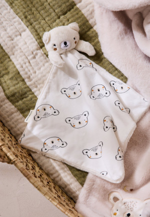 Petit Béguin Doudou en fausse fourrure Mini Rêve