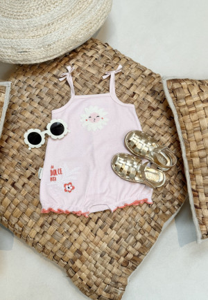 Petit Béguin Barboteuse bébé en éponge Saona