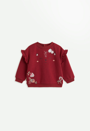 Petit Béguin Sweat-shirt bébé en molleton Harmony