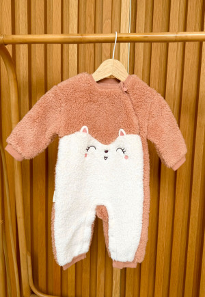 Petit Béguin Surpyjama bébé en sherpa Aimée