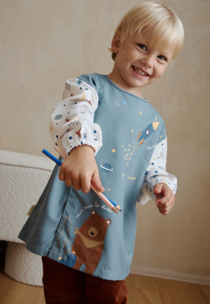 Petit Béguin Tablier enfant Moka