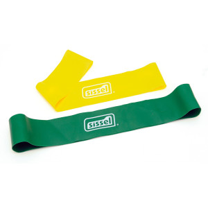 Sissel Banda elastica Exercise Loop Giallo - Verde 5 cm x 33 cm