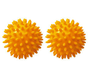 Sissel Palla Riccio Spiky-Ball Pallina Massaggio Pilates Giallo Ø 8 cm.
