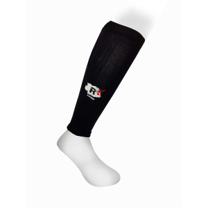 R-evenge REVENGE Calf Tubular Tape a compressione Nero/Rosso L (superiore H.1,76)