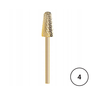 Złoty Frez ze stali nierdzewnej 3/32" F Mix różne rodzaje Manybeauty 4