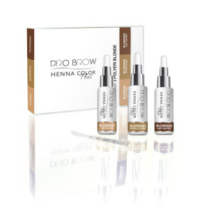 Zestaw henny pudrowej BLONDE Pro Brow