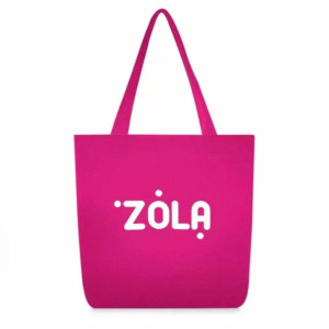Różowa torba na zakupy Zola