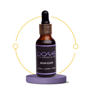 Brow Elixir 100% naturalny olejek do brwi 30ml Pove