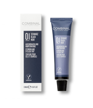 Kremowa farba do brwi i rzęs 15ml Combinal Black
