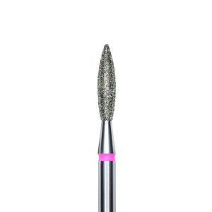 Frez diamentowy FA10R023/10 szpic stożek płomyk 2,3mm/10 Staleks