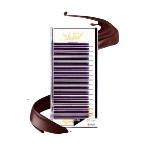 Rzęsy Brązowe Premium Line DARK CHOCOLATE Sabrija D 0,07 8mm