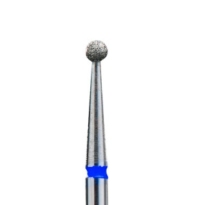 Frez diamentowy niebieski FA01B025 kulka 2,5mm Staleks