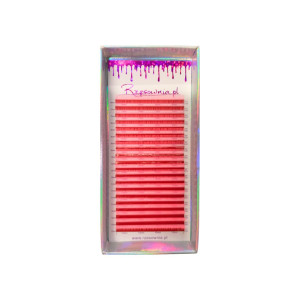Neonowe rzęsy Lash Queen Neon Hot Pink CC 0,07 MIX 6-13mm