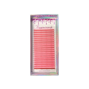 Neonowe rzęsy Lash Queen Neon Pink CC 0,07 MIX 6-13mm