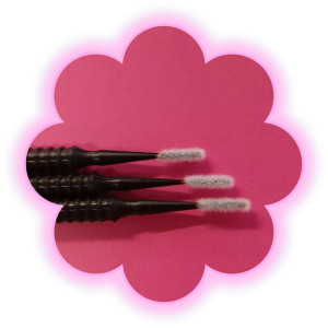 Mikroaplikatory bezwłókienkowe microbrush Pimp My Lashes Czarny