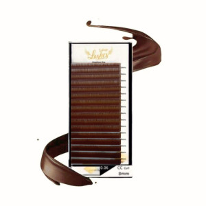 Rzęsy Brązowe Premium Line MOCHA Sabrija M 0,07 MIX 6-13mm