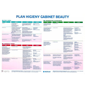 Plan Higieny Gabinetu Beauty A3 Medilab