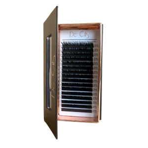 Czarne rzęsy do przedłużania De Cils D 0.10 8mm