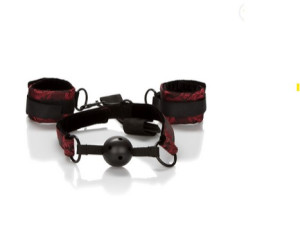 Scandal by CalExotics Scandal Breathable Ball Gag W Cuffs