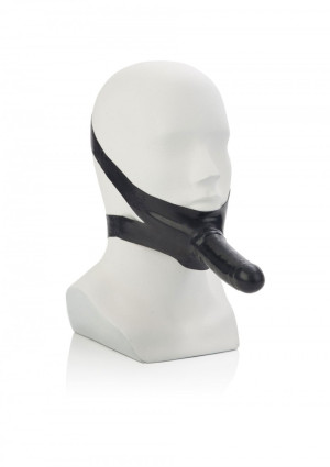 CalExotics Accomodator Face Strap On Svart