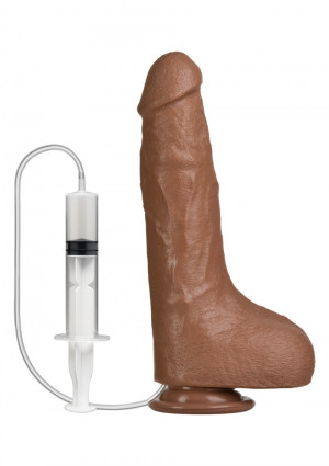 Doc Johnson Squirting Realistic Cock Brown