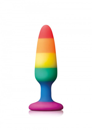 NS Novelties Pleasure Plug Rainbow Small