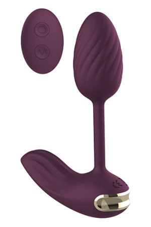 Dream Toys Flexible Wearable Vibrating Egg Purple