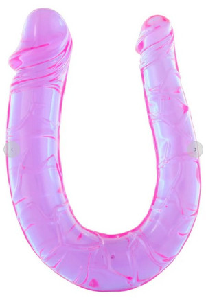 Seven Creations Double Dong 12Inch Purple Jelly