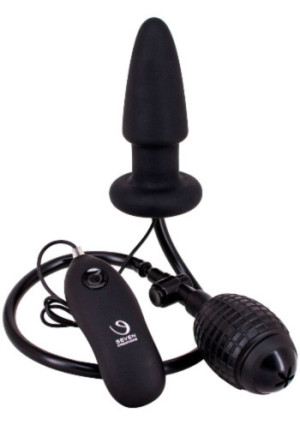 Seven Creations Inflatable Buttplug Black