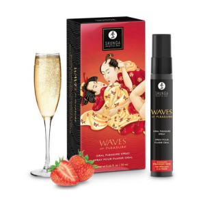 Shunga Waves Of Pleasure Sparkling Strawberry Wine 20 Ml