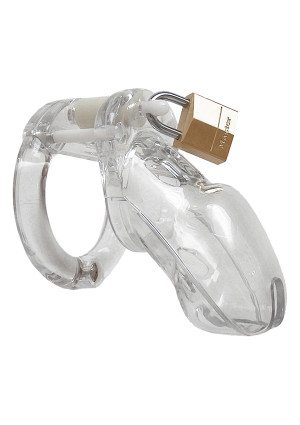 Mister B CBX CB-3000 Chastity Cage - Clear - 37 mm