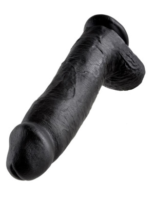 Pipedream King Cock Cock 12 Inch W/ Balls Black