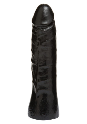 Doc Johnson Vac U Lock Thin Dong 7 Inch Black