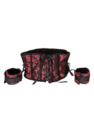 Scandal by CalExotics Scandal Corset With Cuffs