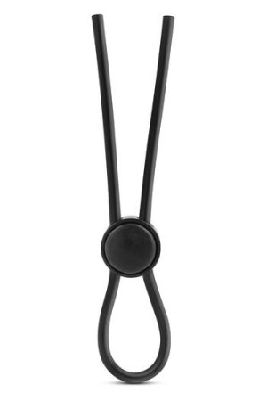 Blush Stay Hard Silicone Loop Cock Ring Black