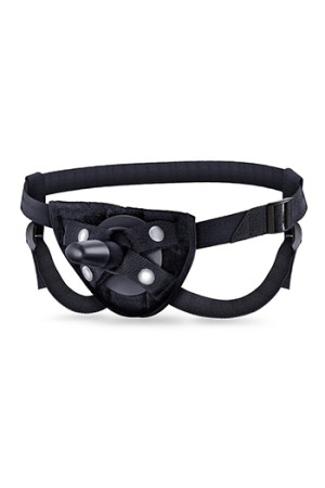 Blush Lock On Strap On Harness Black