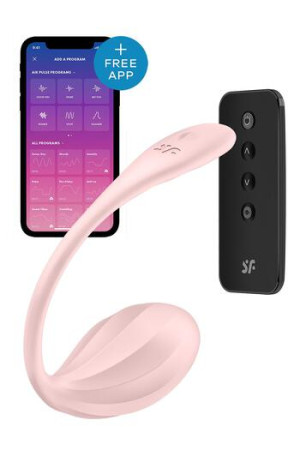 Satisfyer Ribbed Petal Connect App Rose