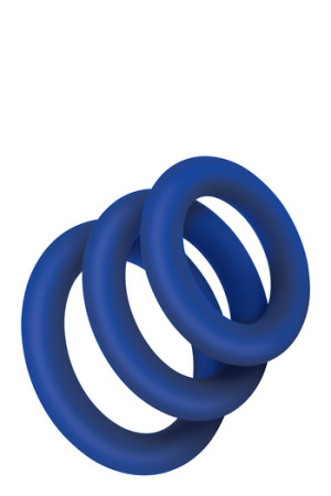 Zolo Extra Thick Silicone Cock Ring 3 Pk