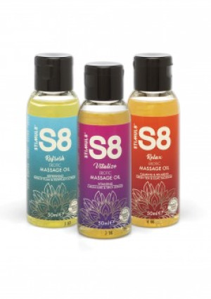 Stimul8 S8 Massage Oil Box 3x 50ml