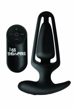 Ass Thumpers Power Vibrating Anal Plug With Remote Control
