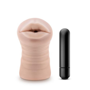 M For Men Skye Masturbator With Bullet Vibrator - Mouth