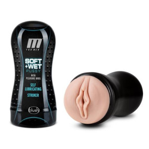M For Men Pussy with Pleasure Orbs - Self Lubricating