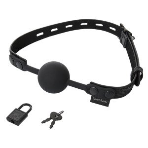 Sportsheets Sincerely Locking Lace Silicone Ball Gag