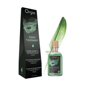 Orgie Lips Massage Kit Apple - 100 ml