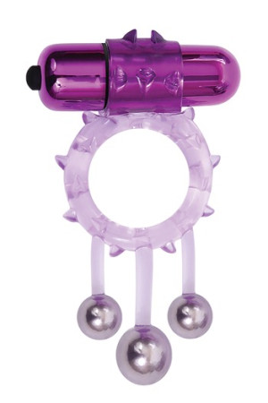 Adam and Eve A&E Triple Ball Bangin Vibrating Ring
