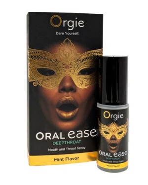 Orgie Oral Ease Deepthroat - Mouth and Throat Spray - Mint Flavor