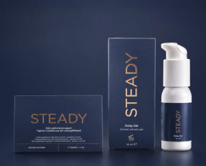Morning Star STEADY PACK - Erektionskapslar och Delay Gel