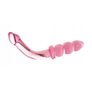 Prisms Glass G-spot/P-spot Dildo - Pink
