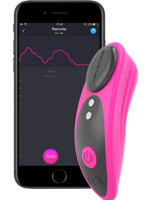 Lovense - Ferri Remote Controlled Panty Vibrator Magenta