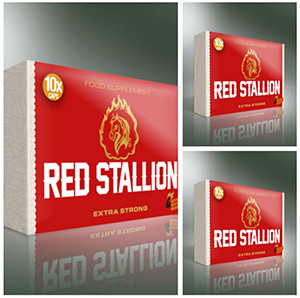 Gold Max Red Stallion Extra Strong - 30 kaps-Erektionshjälp spara 15%